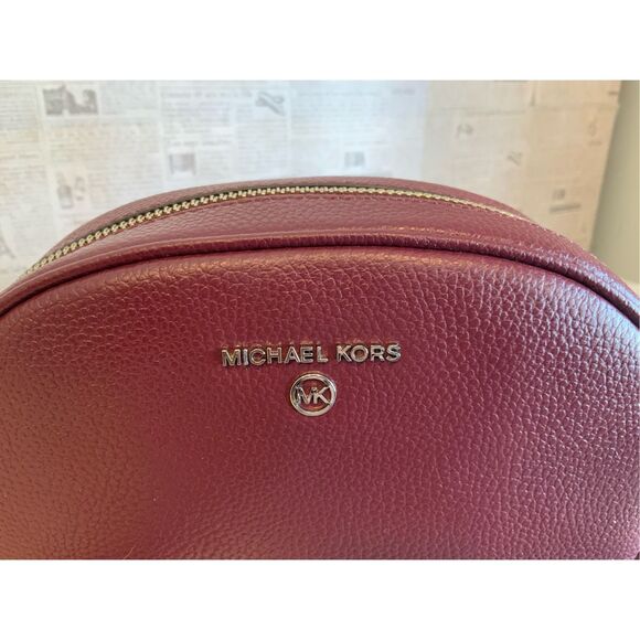 NWT MICHAEL MICHAEL KORS Leather Crossbody, Jet Set Charm Small Pebbled - Picture 12 of 12